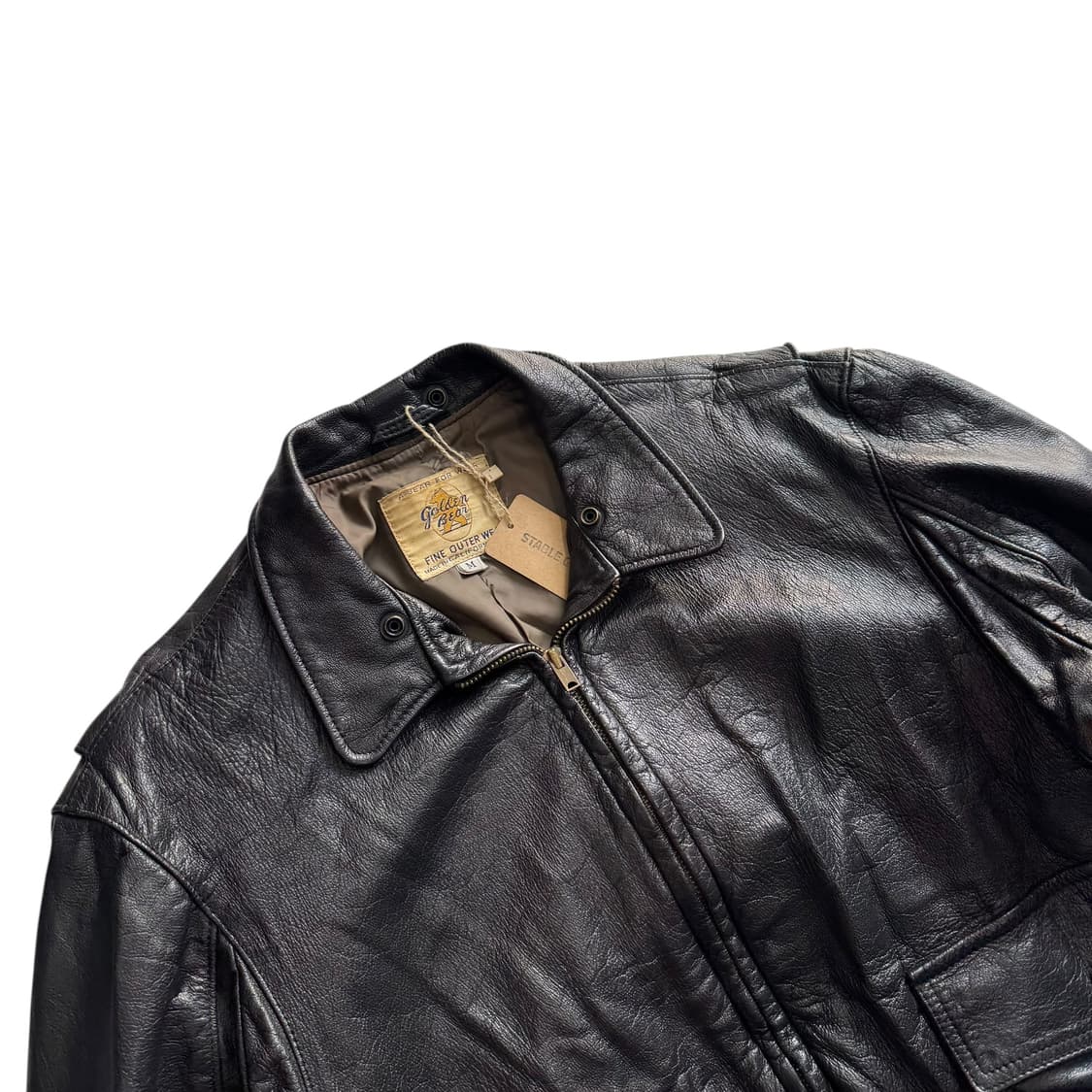 [100] 80's 골든베어 A2 봄버 레더 자켓 상품이미지2