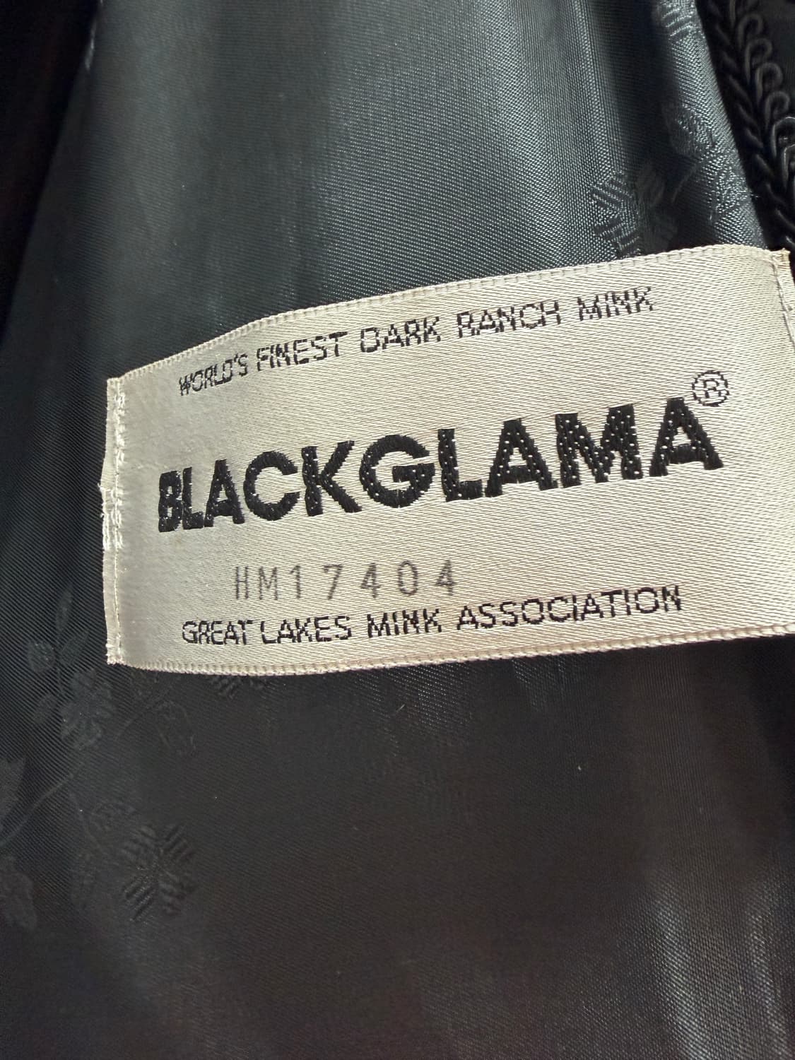 크리스찬 오자르 밍크코트 블랙그라마 상품이미지6