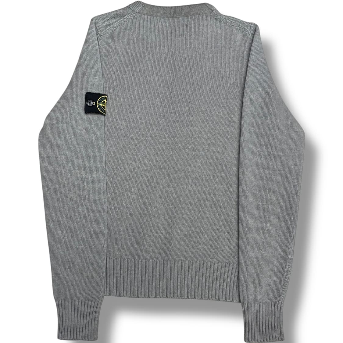 Stone Island 와펜 패치 그레이 울 니트 상품이미지2