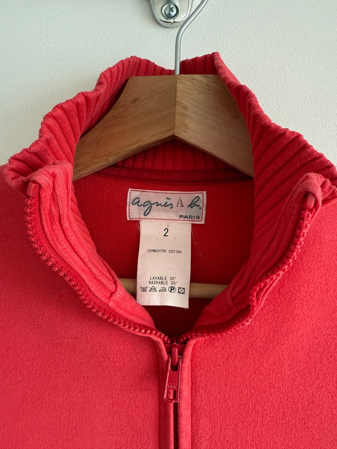 아네스베(agnesb) 코튼 집업 져지(JAPAN) 상품이미지6