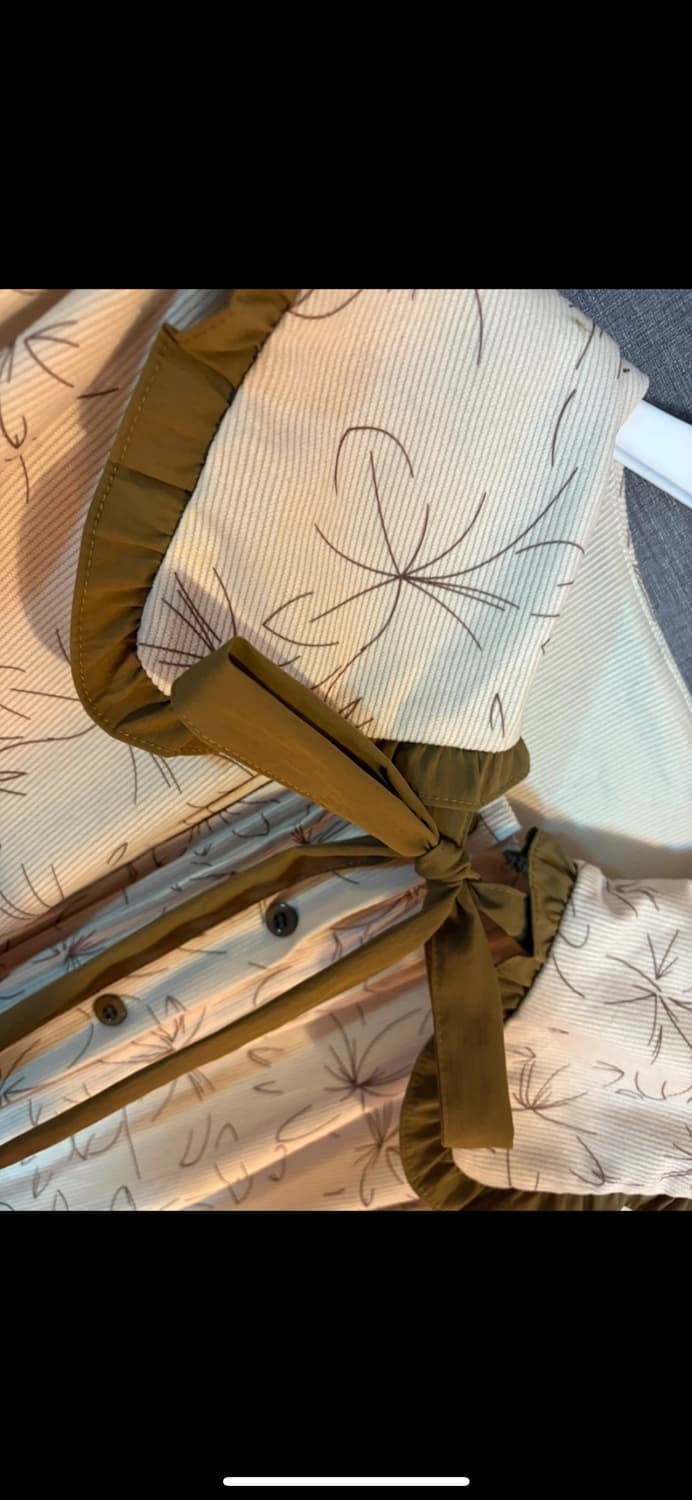 빅 카라 블라우스 아이보리 Japan 상품이미지3