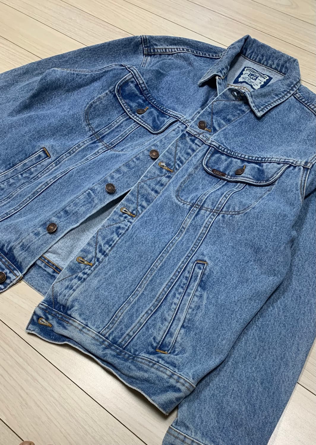 Lee 데님 자켓 빈티지 워싱 L사이즈 상품이미지4