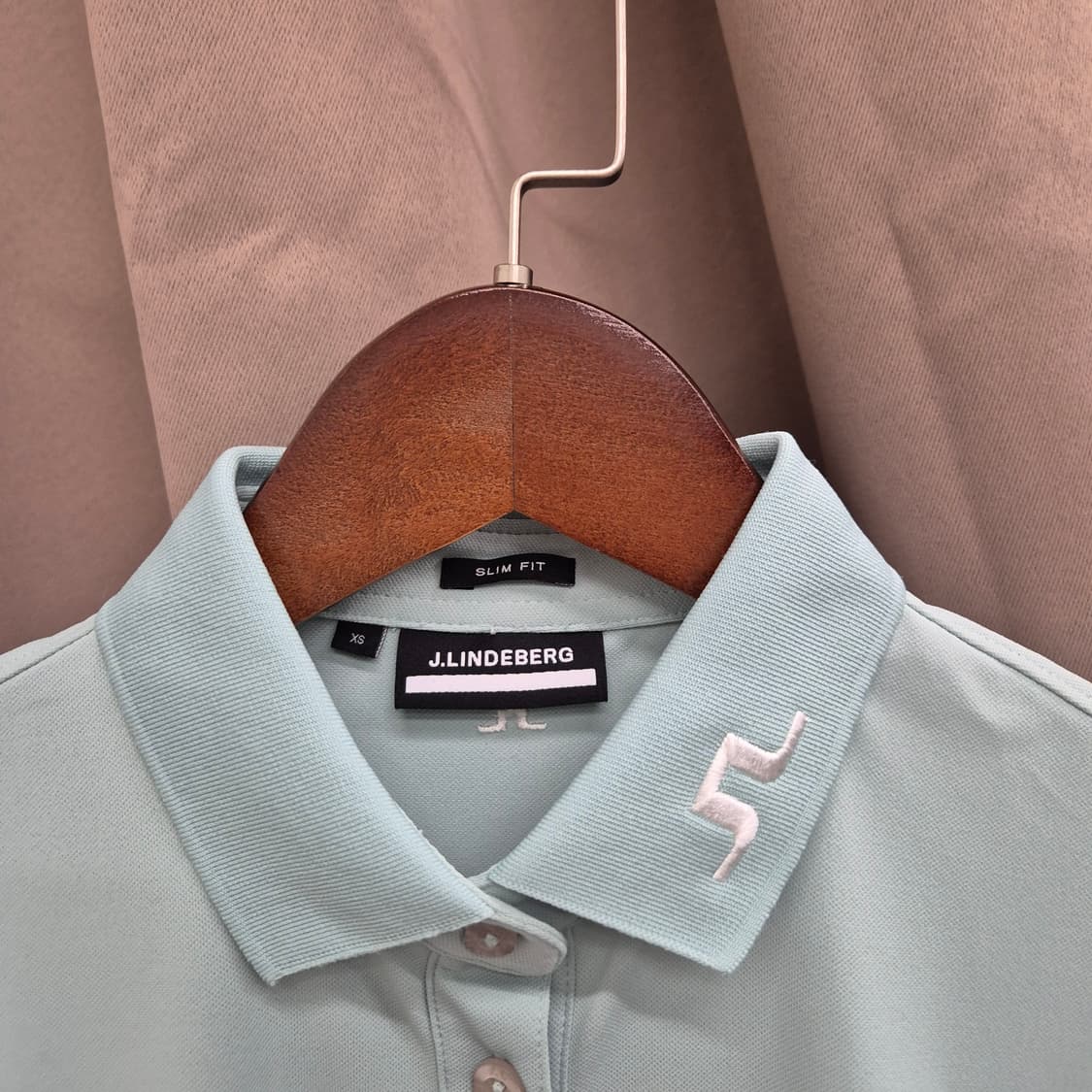 제이린드버그 스포츠 투어 테크 블루 헤이즈 폴로 셔츠 XS 상품이미지3