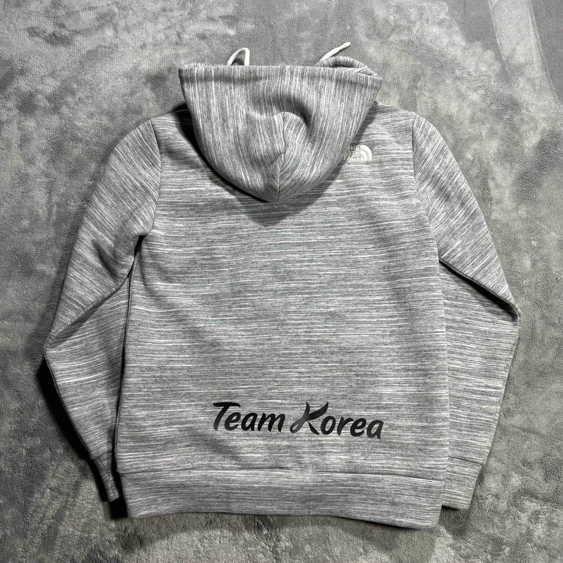 노스페이스 팀 코리아 그레이 후드집업 상품이미지3