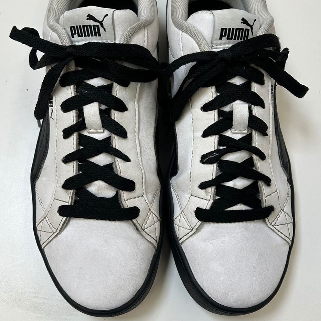 퓨마 스매쉬 벌크 스니커즈 화이트 260 상품이미지4