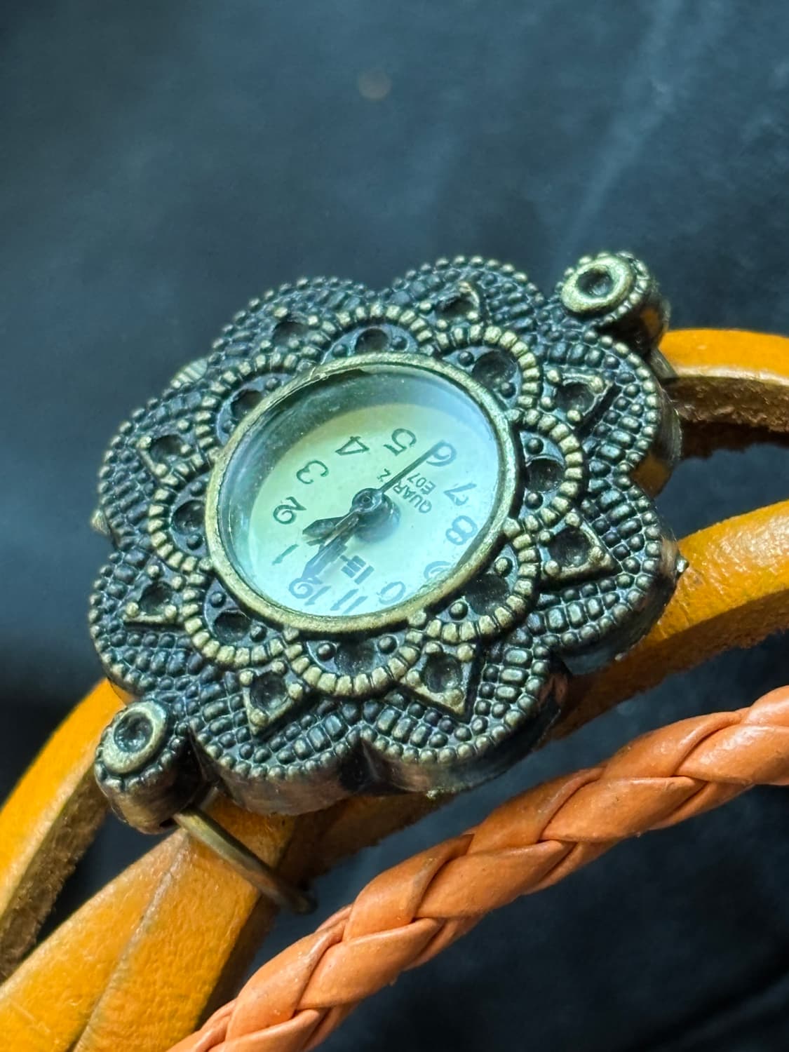 vintage leather string watch bracelet 상품이미지2