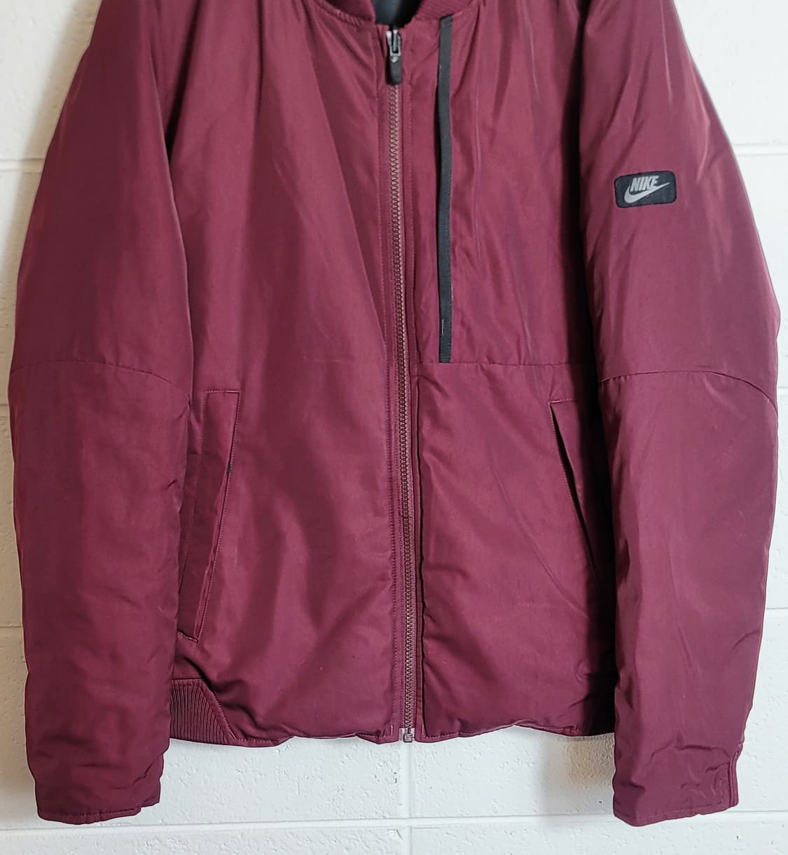 나이키 리버시블(양면) 덕다운(오리털) 패딩 블루종점퍼 판매 상품이미지7