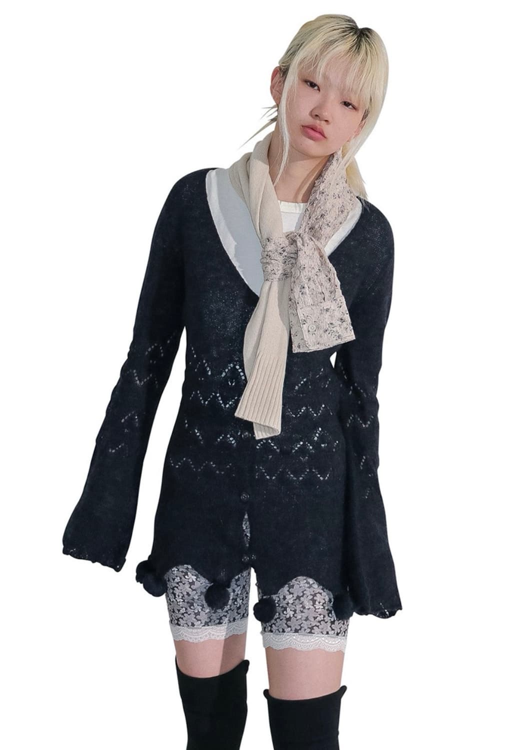 퍼버즈 25 FW 더블 슬리브 스카프 상품이미지2