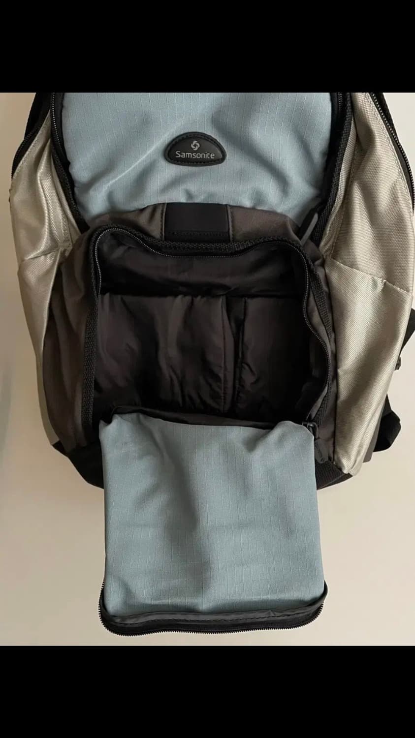 Samsonite 블루 실버 백팩 상품이미지5