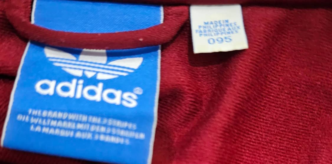 아디다스 대장 버건디블랙 트랙탑 져지집업 95/M 상품이미지5