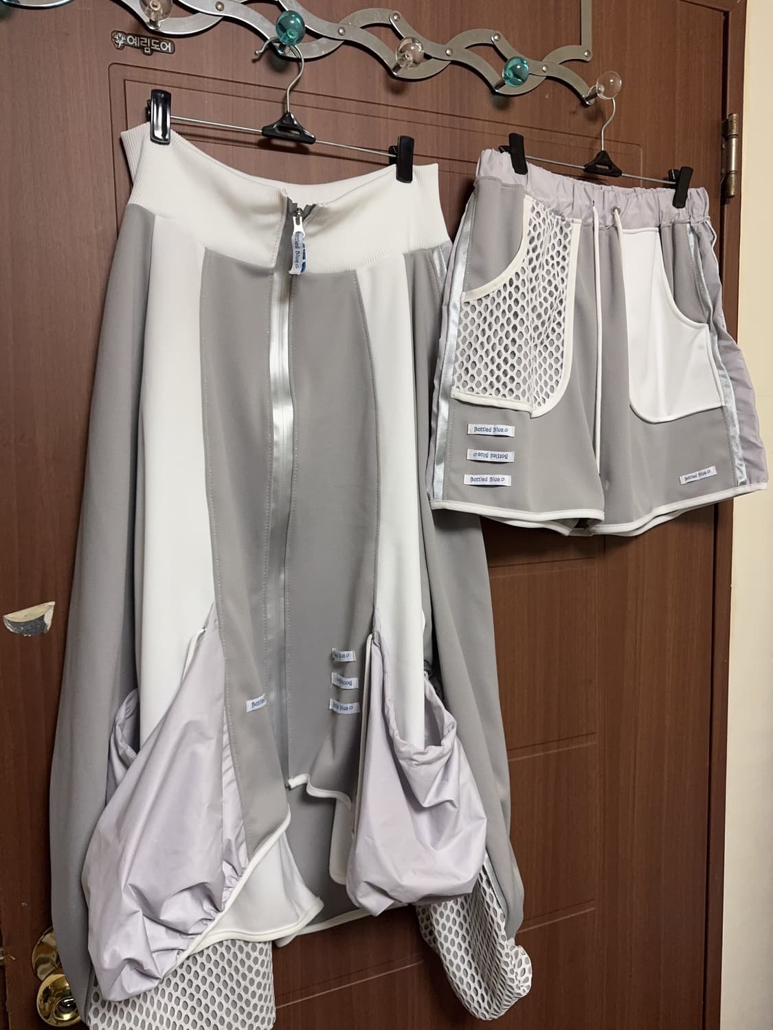 Bottled blue 핸드메이드 져지 팬츠 트레이닝셋업 서브컬쳐 아노깔 상품이미지2