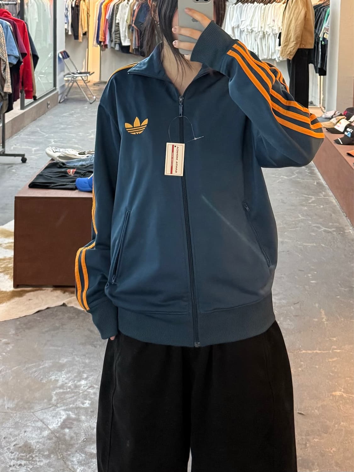 아디다스 파이어버드 청록 트랙탑 져지 H2970 상품이미지1
