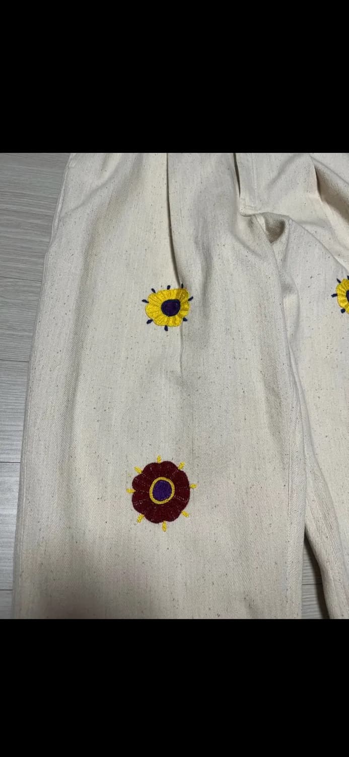 하라고 harago 자수 면 팬츠 상품이미지3