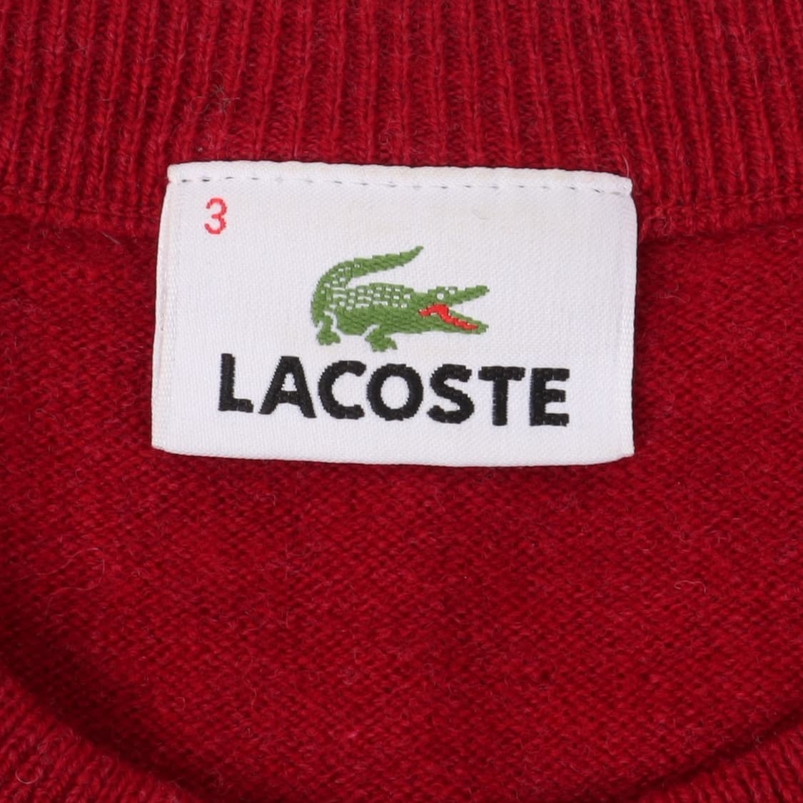 라코스테 레드 울 라운드 니트 상품이미지8