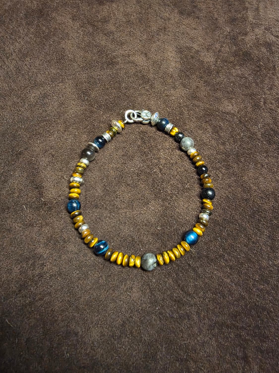 🪶 Silver 925 & Tiger Eye Stone Bracelet 상품이미지5