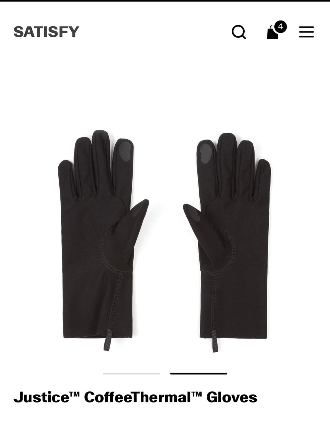 새티스파이 저스티스 커피써멀 글로브 L 상품이미지2