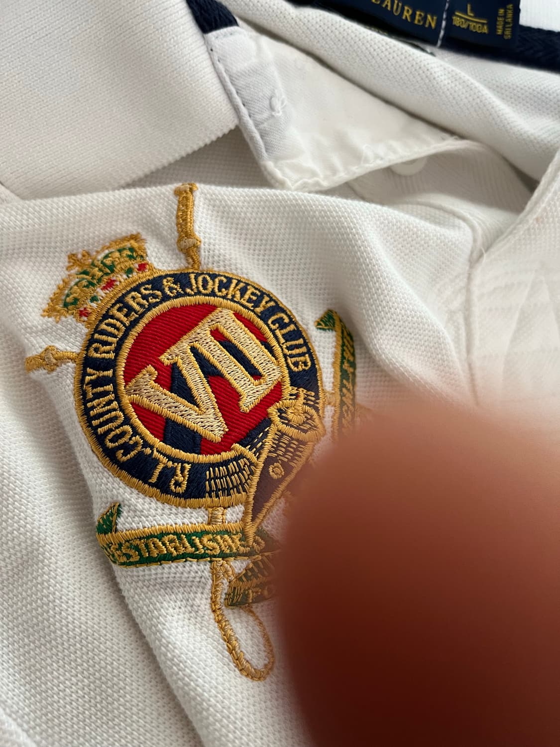 폴로 S 빅포니 카라 롱슬리브 화이트 판매합니다 상품이미지8