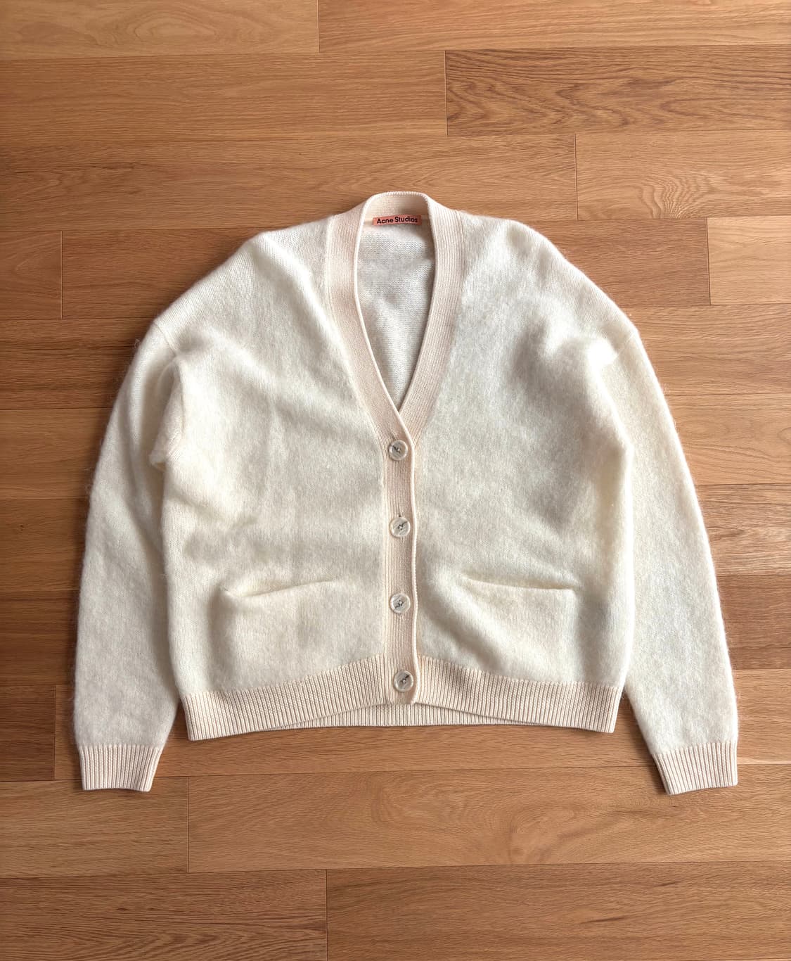 아크네 스튜디오 모헤어 가디건 아이보리 M 상품이미지1