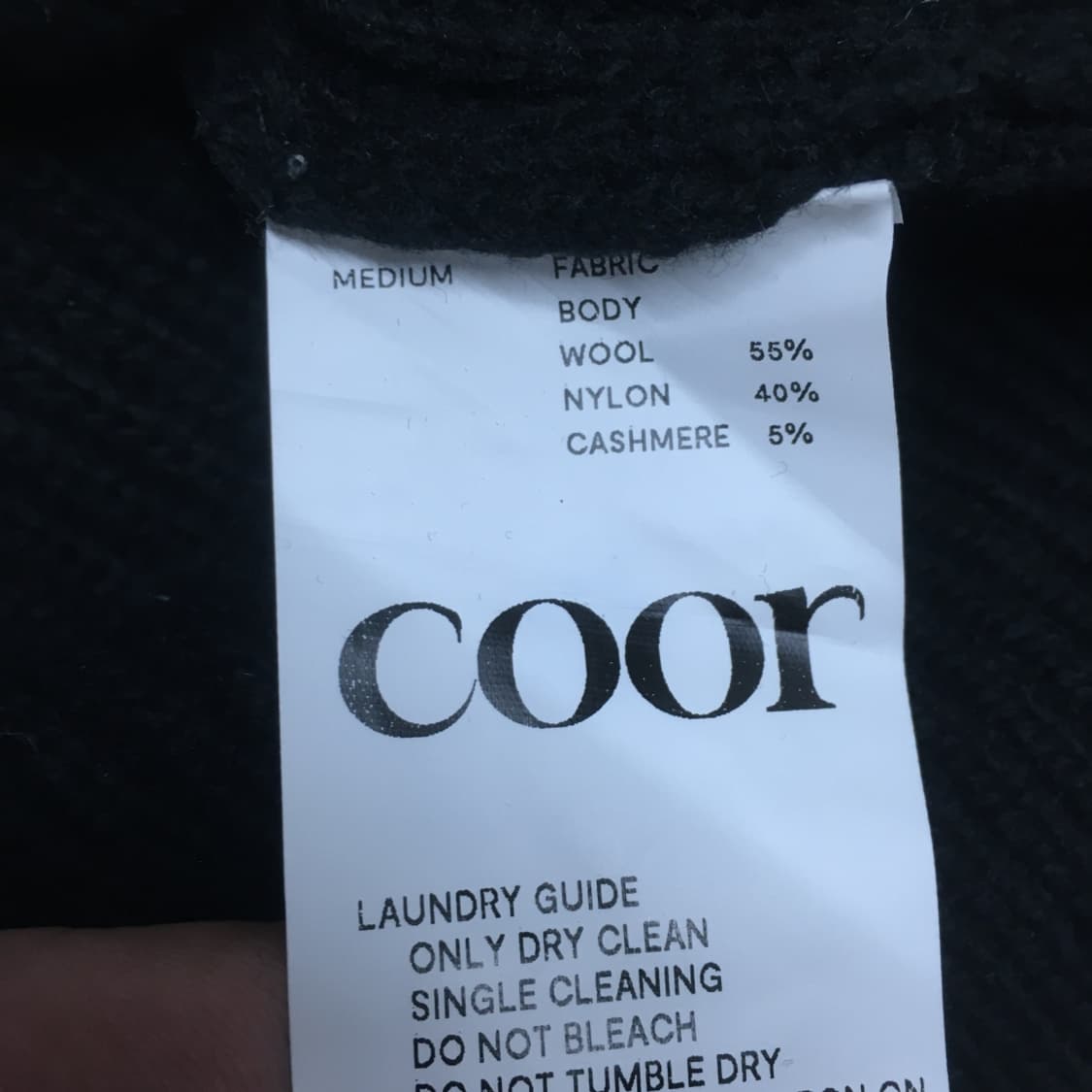 쿠어 라운드넥니트 CC29 상품이미지3