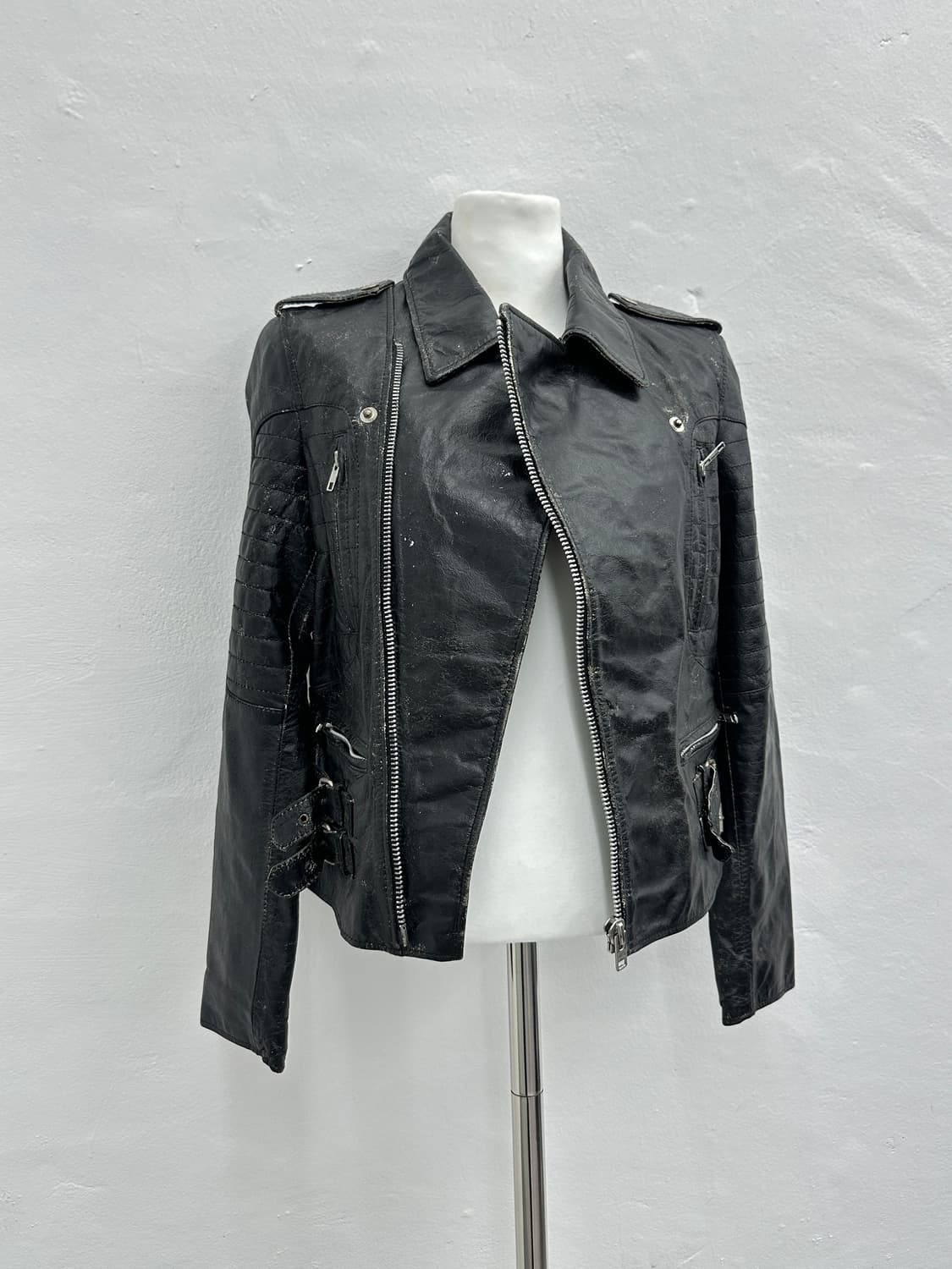 Garment washed distressed tanning sheeps 상품이미지6