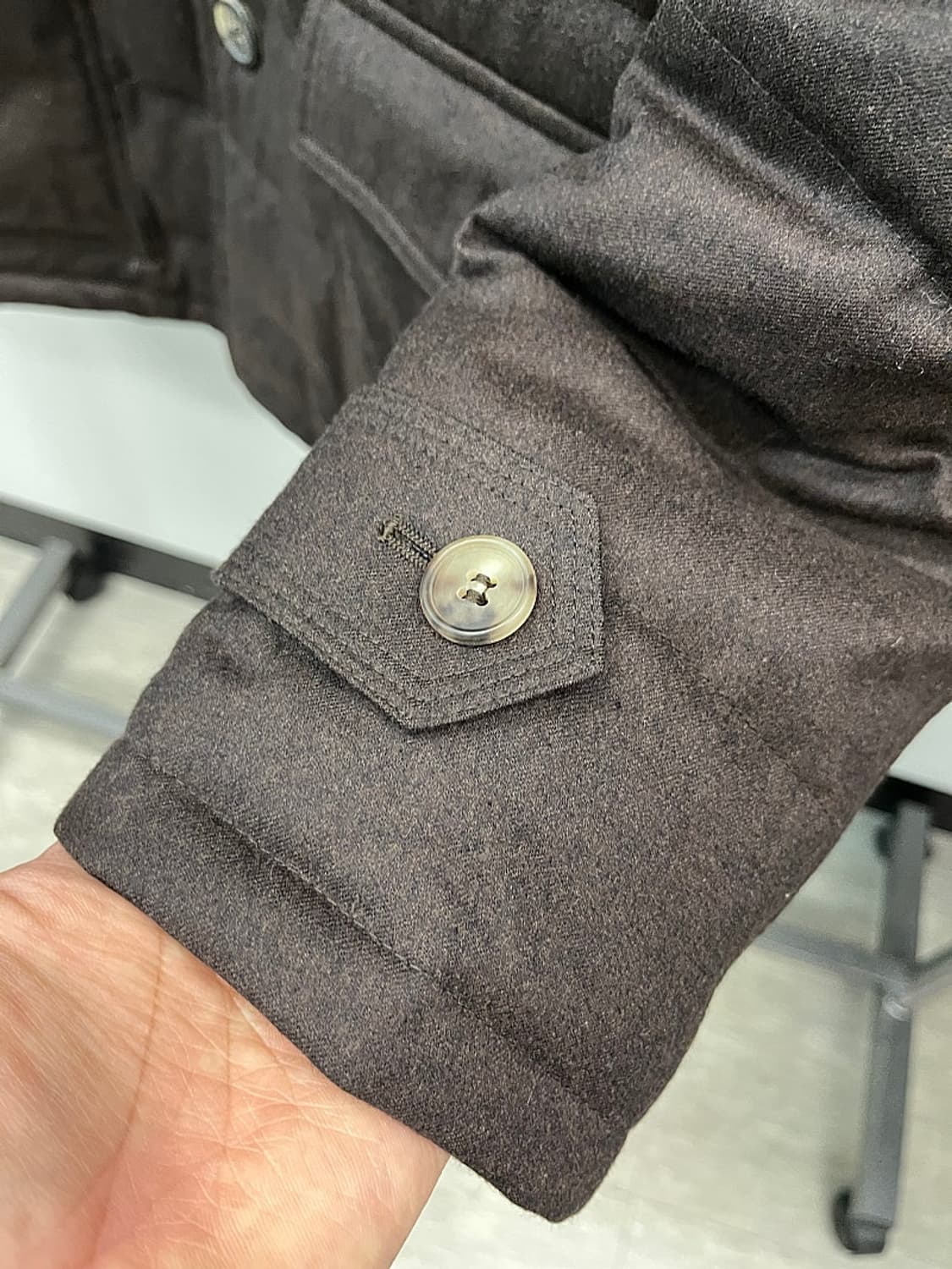 105-110) 브로이어 브라운 울 패딩자켓  상품이미지5