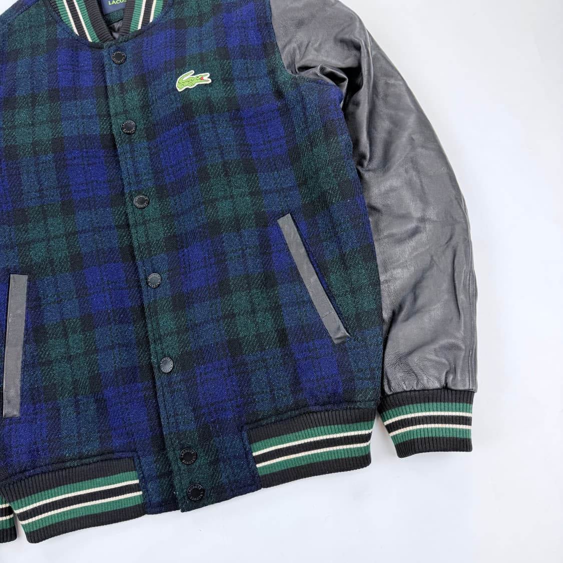 라코스테 양가죽 바시티 자켓 상품이미지4