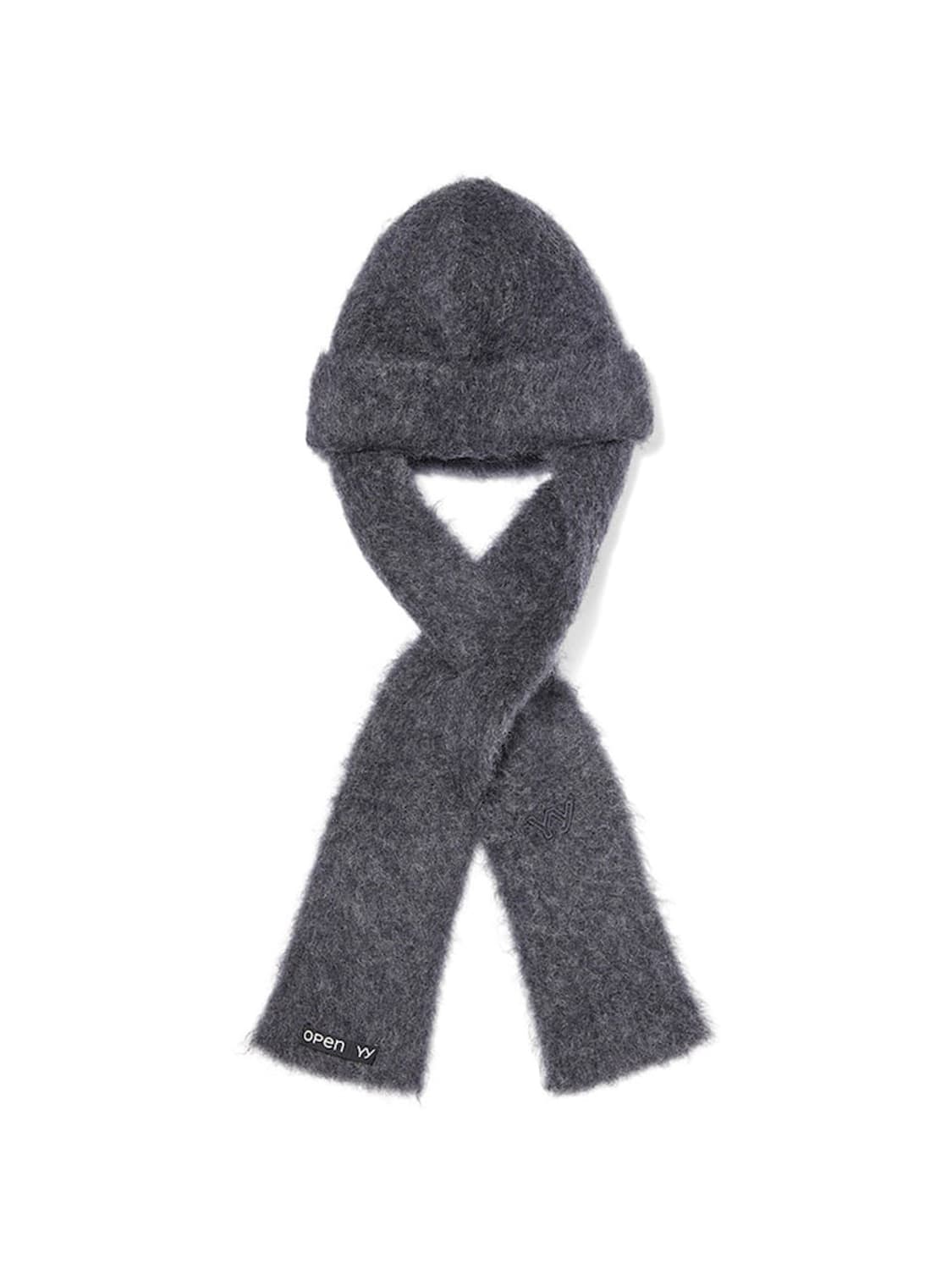 (새상품)Open yy 오픈와이와이 모헤어 스카프 비니 상품이미지1