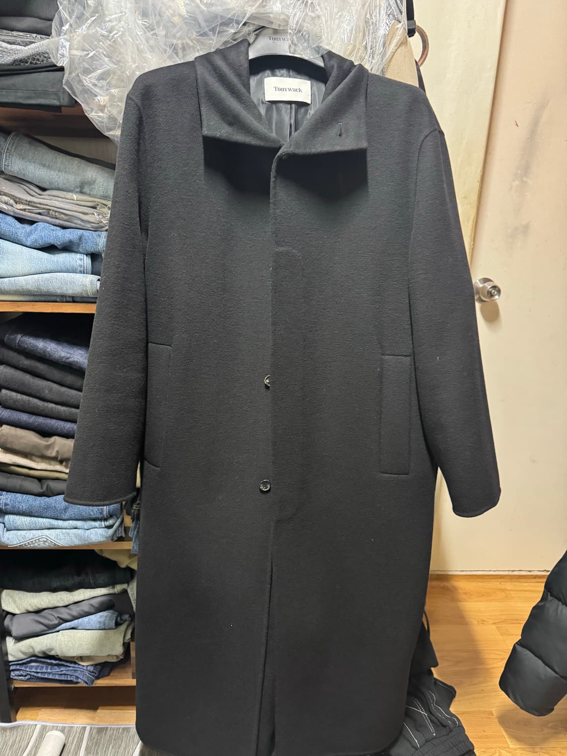 Tonywack 핸드메이드 울 캐시미어 코트 L(2번 착용) 상품이미지6