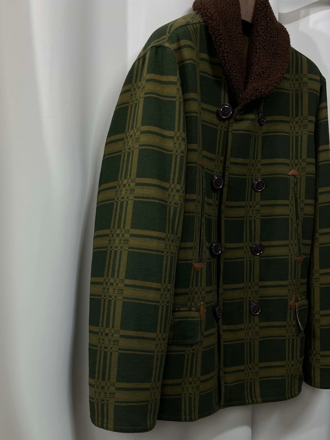 폴로 랄프로렌 시어링 프로그 플레이드 브리티쉬 밀리터리 헌팅자켓 상품이미지5