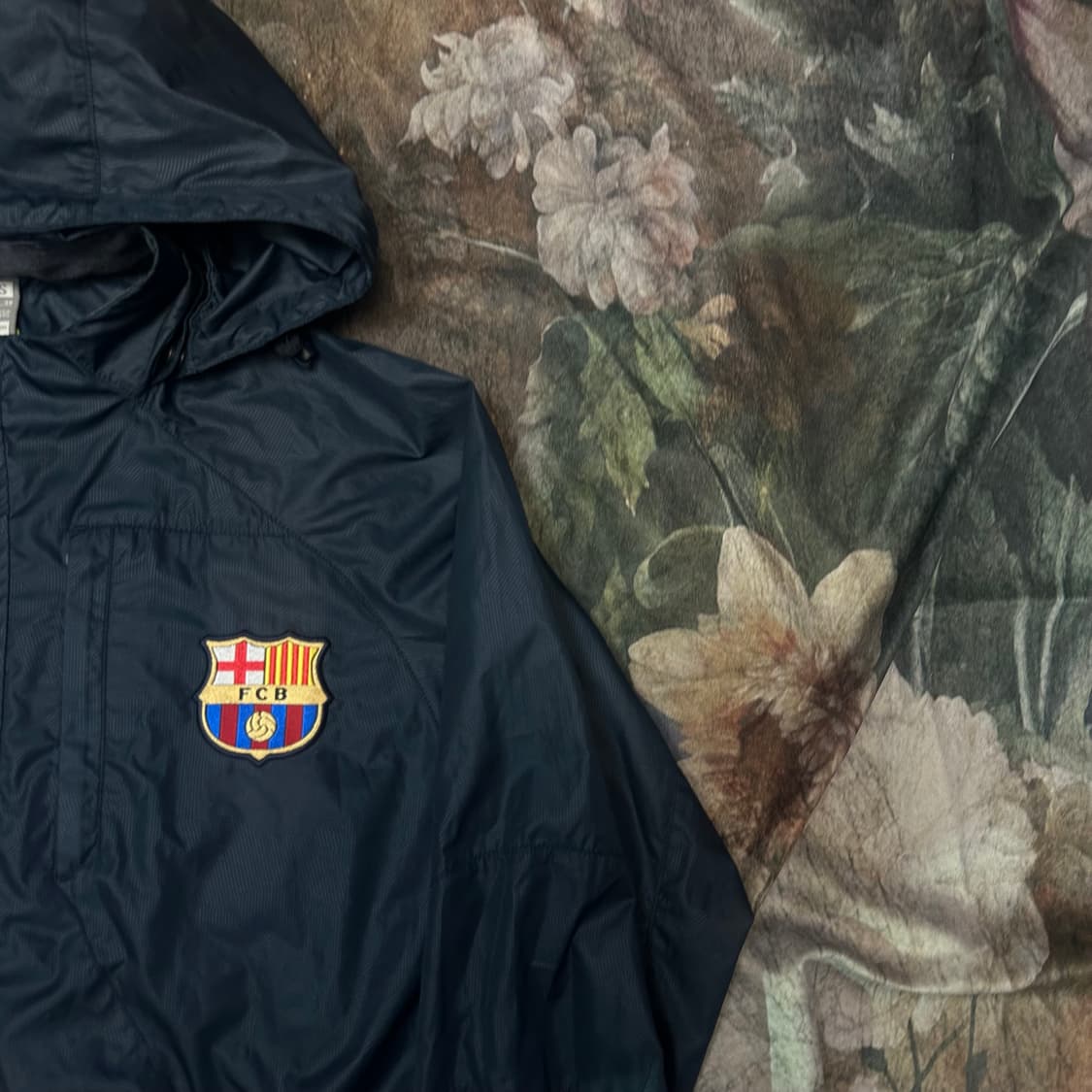 나이키 블록코어 FC바르셀로나 네이비바람막이 95 상품이미지2