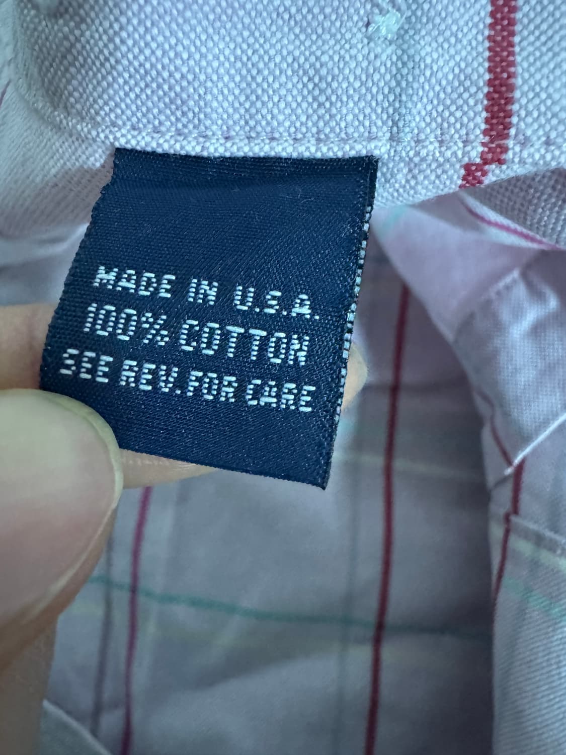 폴로 랄프로렌 오버핏 핑크 체크셔츠 L ~ XL 상품이미지4