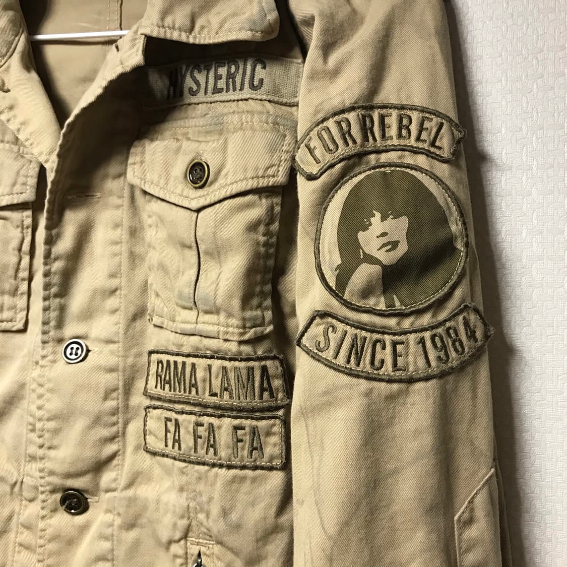 히스테릭글래머 더티 워싱 필드 자켓 상품이미지2