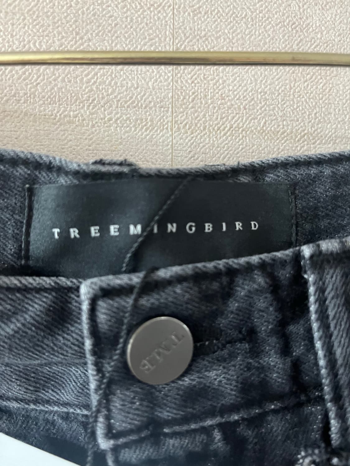 트리밍버드 원버튼 셋업팬츠(블랙 1 size) 상품이미지7