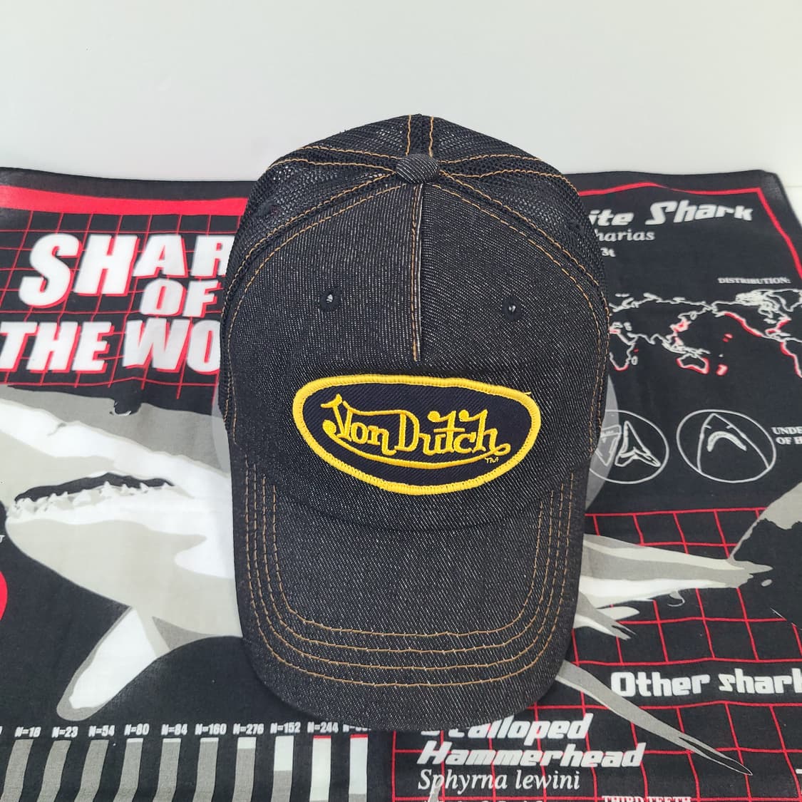 본더치 빈티지 올드 Y2K 데님 트러커캡 메쉬캡 스냅백 모자 볼캡 상품이미지4