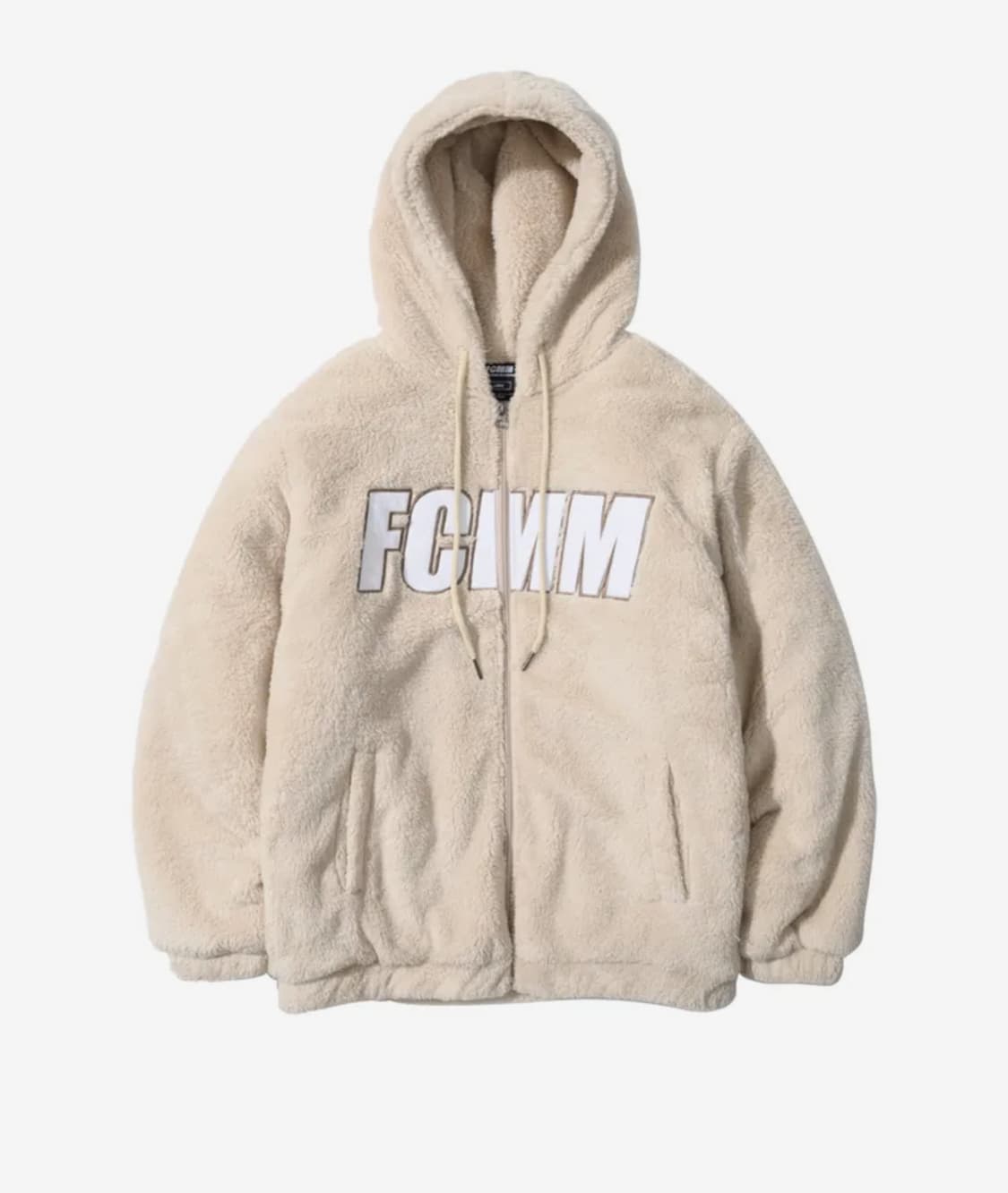 Fcmm 빅로고 보아 플리스 점퍼 - 샌드오트 상품이미지1