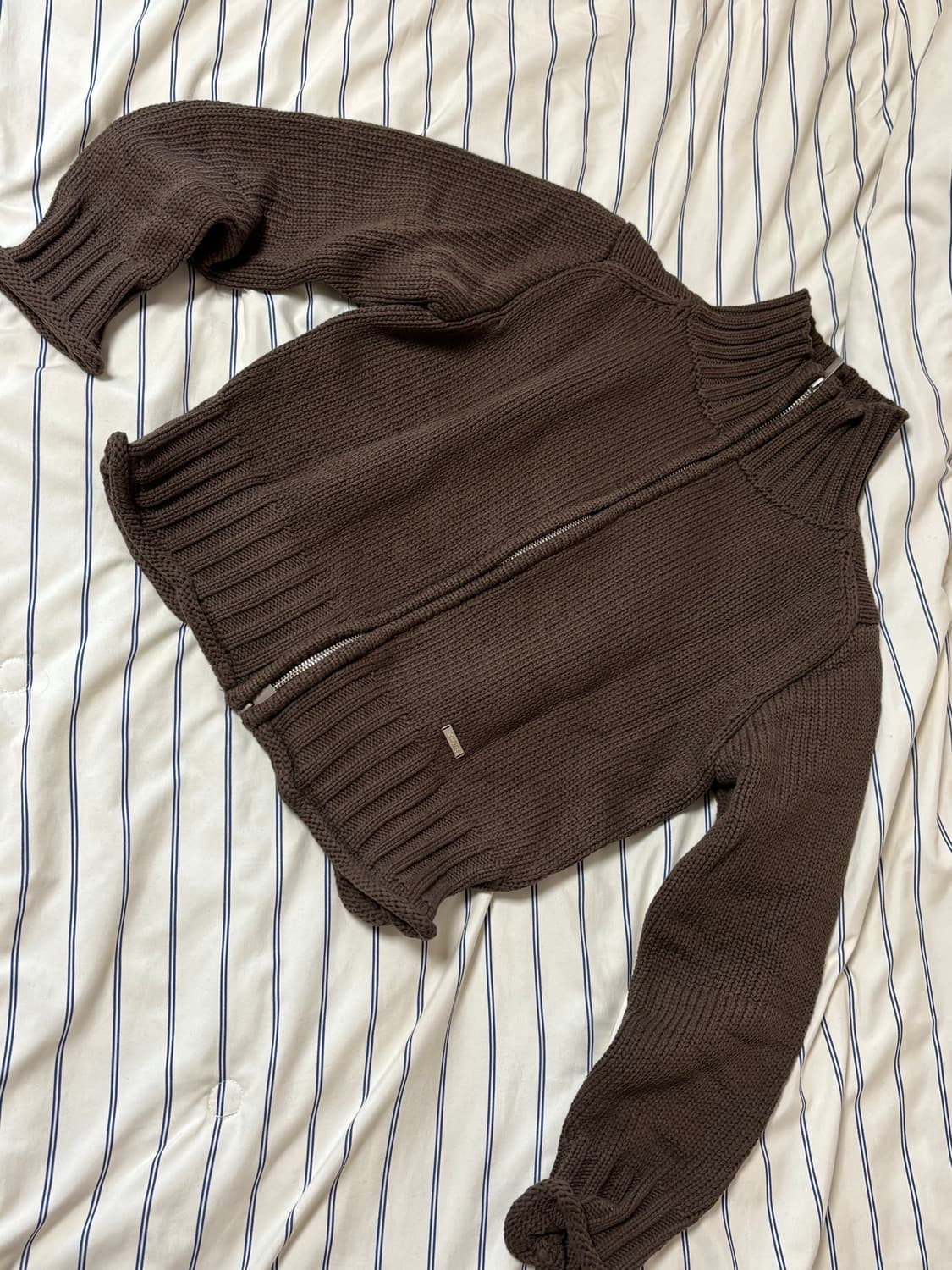 TOAVE Single Yarn Cotton Knit zip-up 상품이미지6