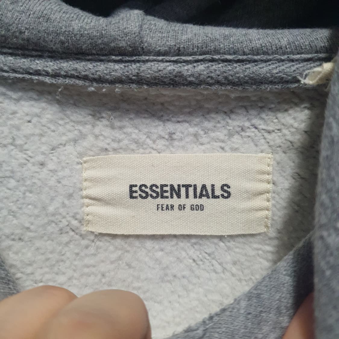 피어오브갓 에센셜 기모 더 코어 후드티  상품이미지4