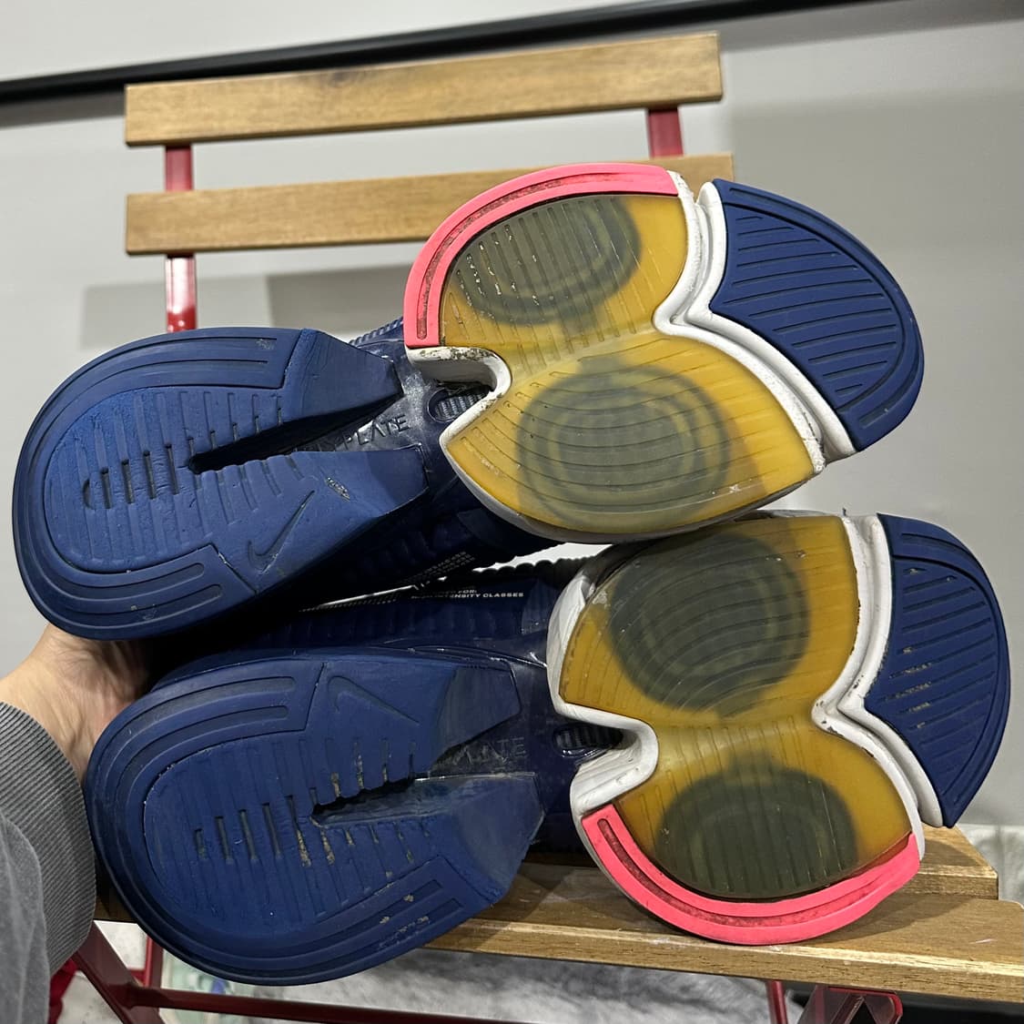 290) 나이키 운동화 남성 남자 신발 에어 줌 슈퍼랩 네이비 상품이미지7