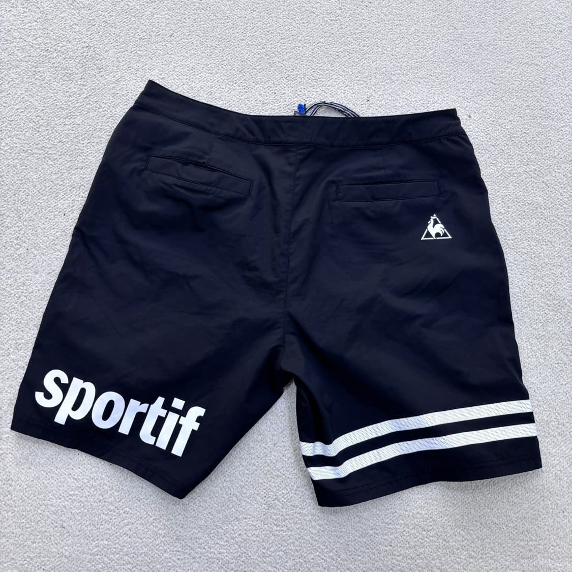 2XL 르꼬끄 스포르티브 블랙 반바지 0515E 상품이미지2