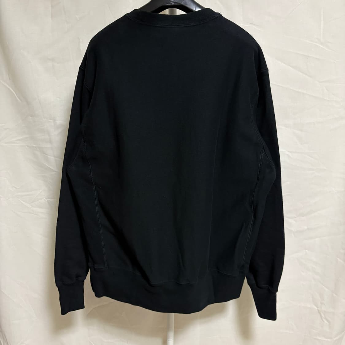 챔피온 리버스위브 기모 맨투맨 스웻셔츠 / 블랙, L 상품이미지7