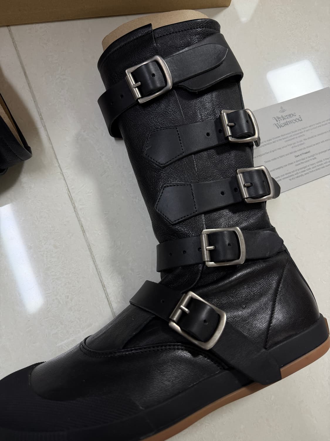 [39] 비비안웨스트우드 파일럿 부츠 새상품 상품이미지4