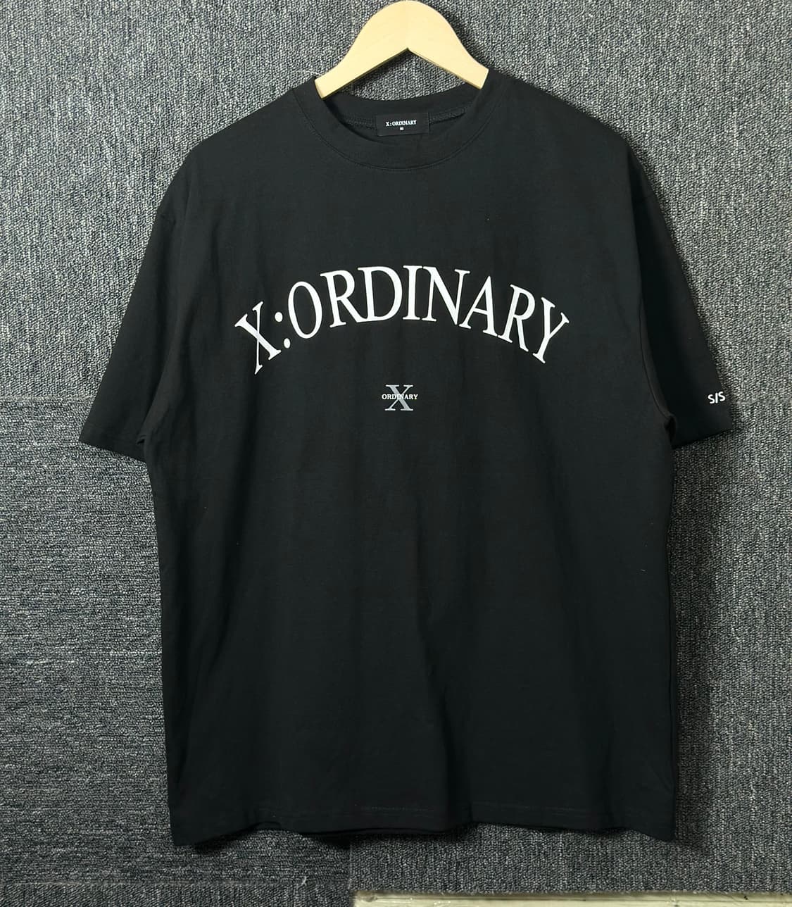 X:ORDINARY 블랙 반팔티 50 상품이미지1