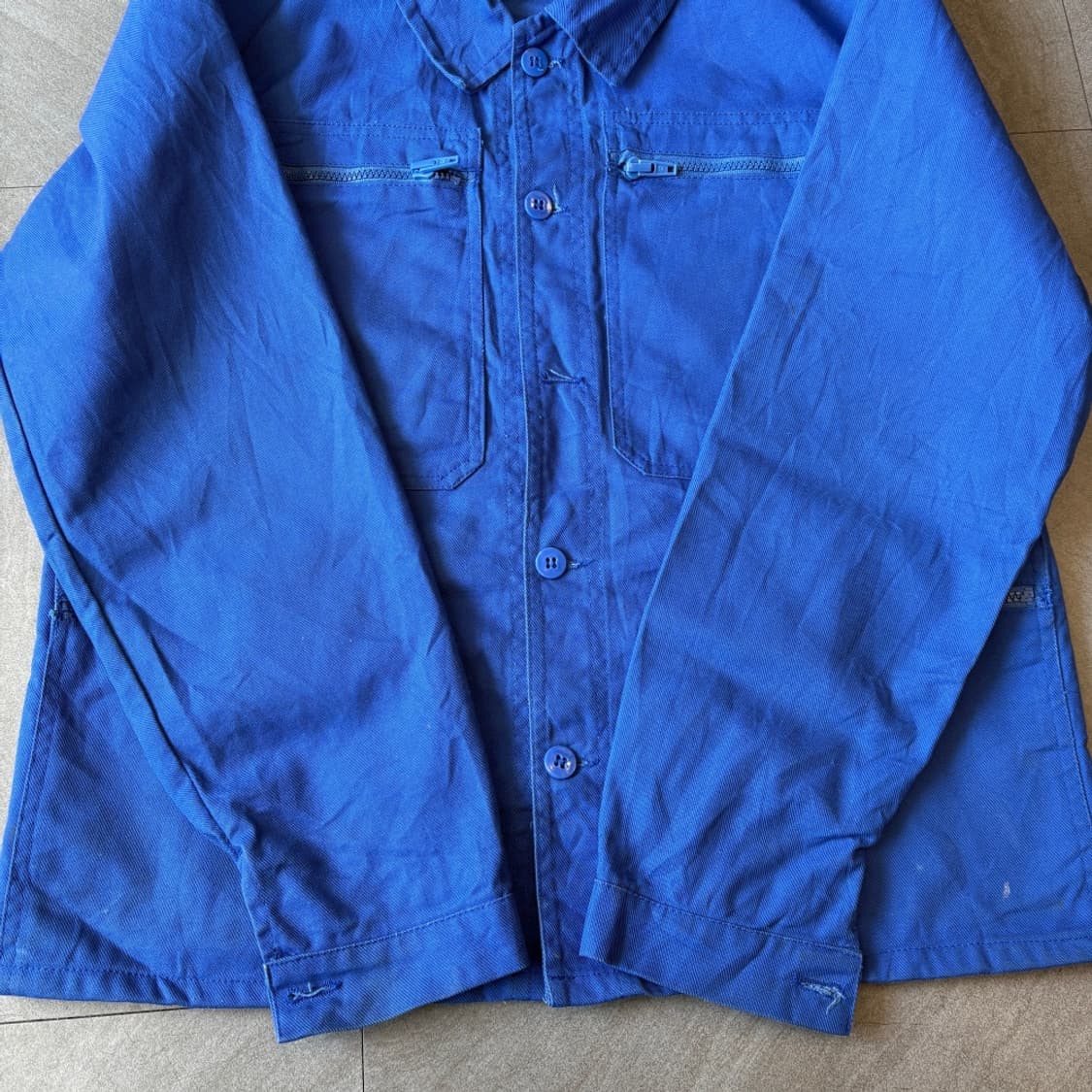 90년대 빈티지 프랑스 생산 프렌치 워크 트윌코튼 자켓  상품이미지9