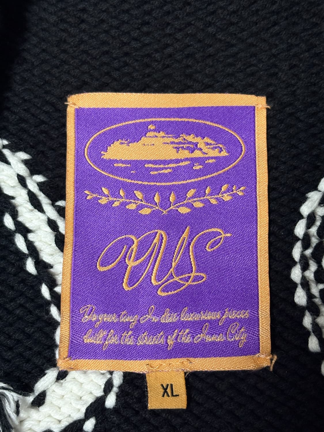 [XL] 코르테이즈 CRTZ 자카드 니트 가디건  상품이미지3