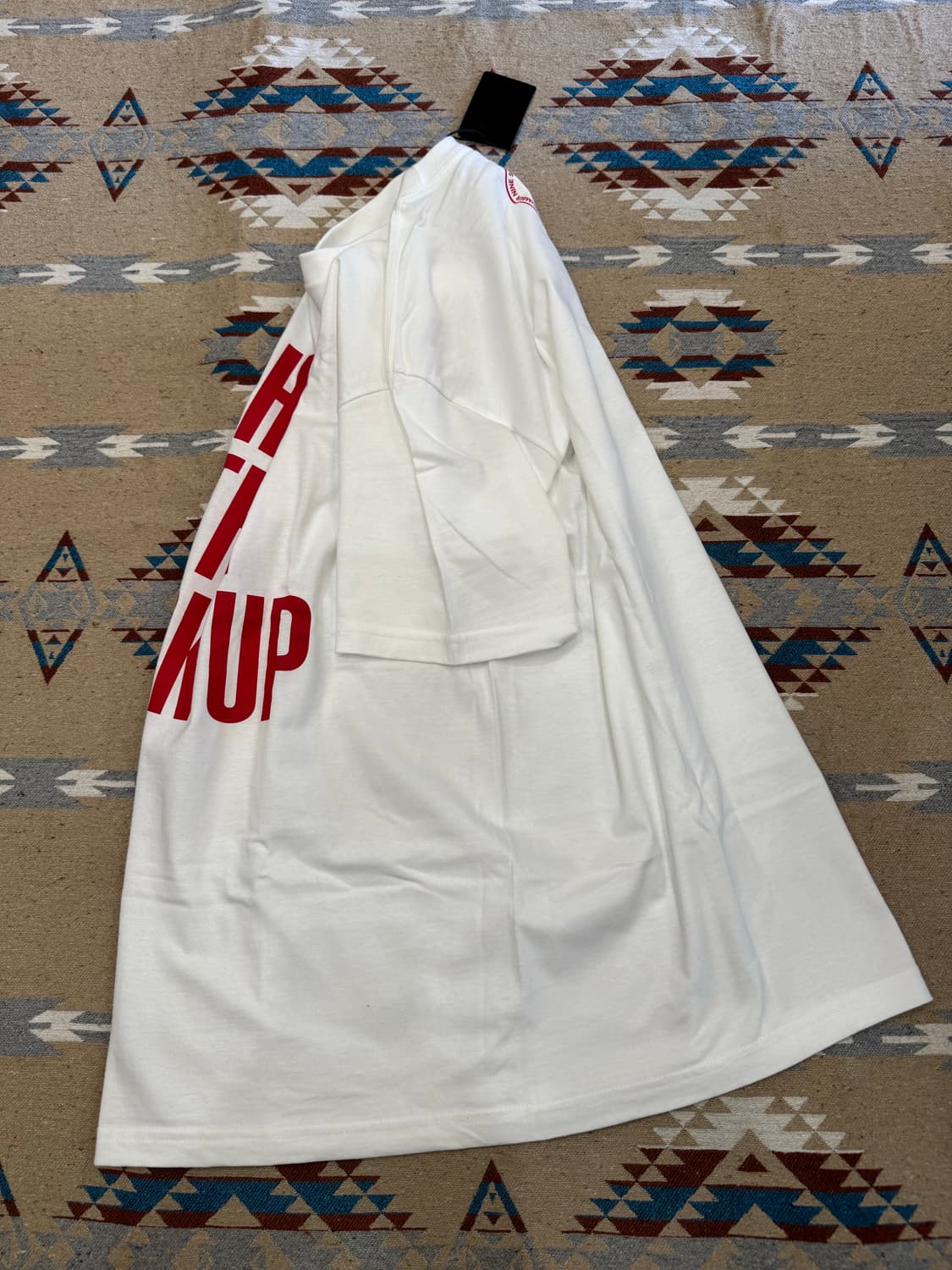 [L] 슈프림 x 넘버 나인 셧 업 티셔츠 화이트 - 25FW 상품이미지8