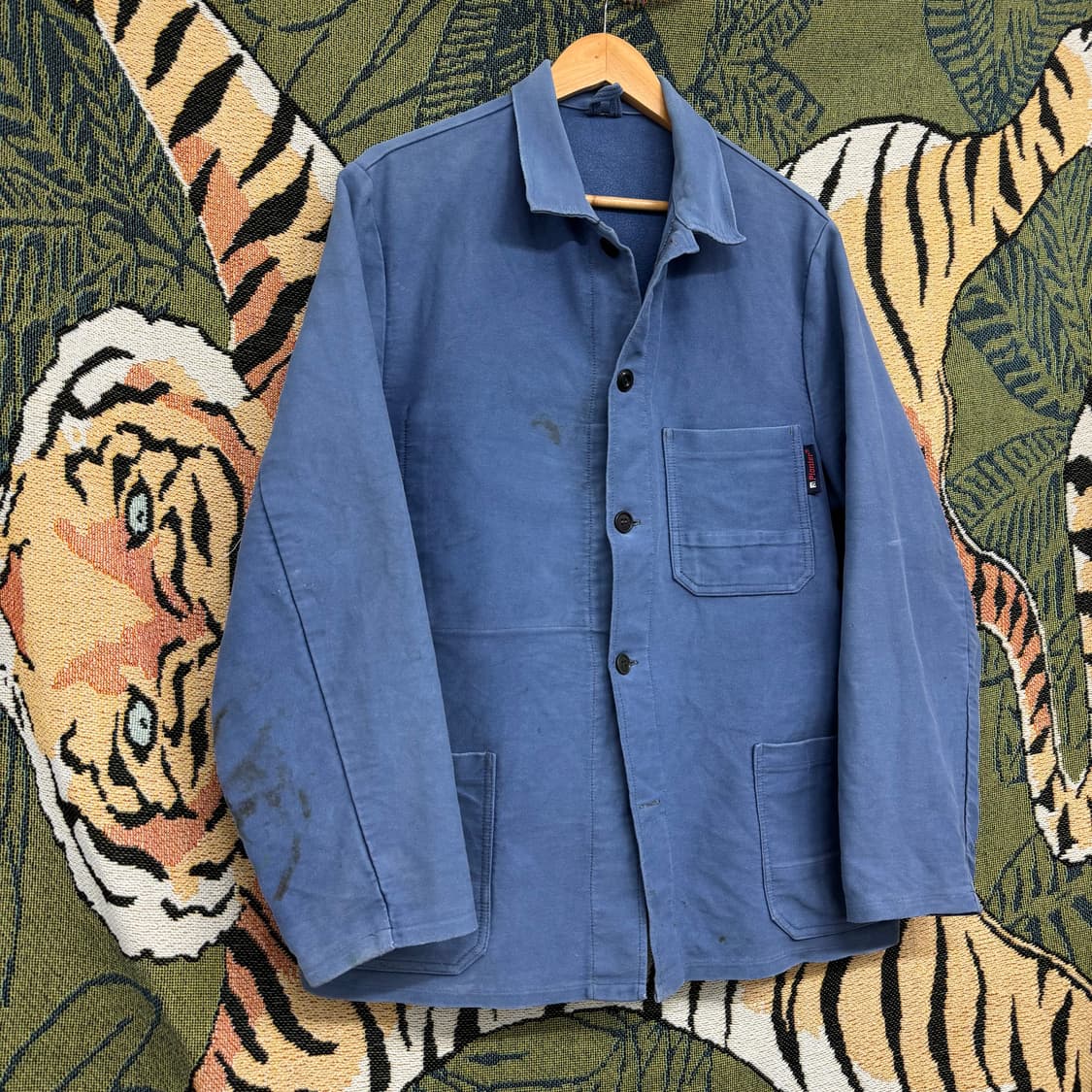 60s 빈티지 Pionier 몰스킨 프렌치 워크 자켓 (XL)  상품이미지3