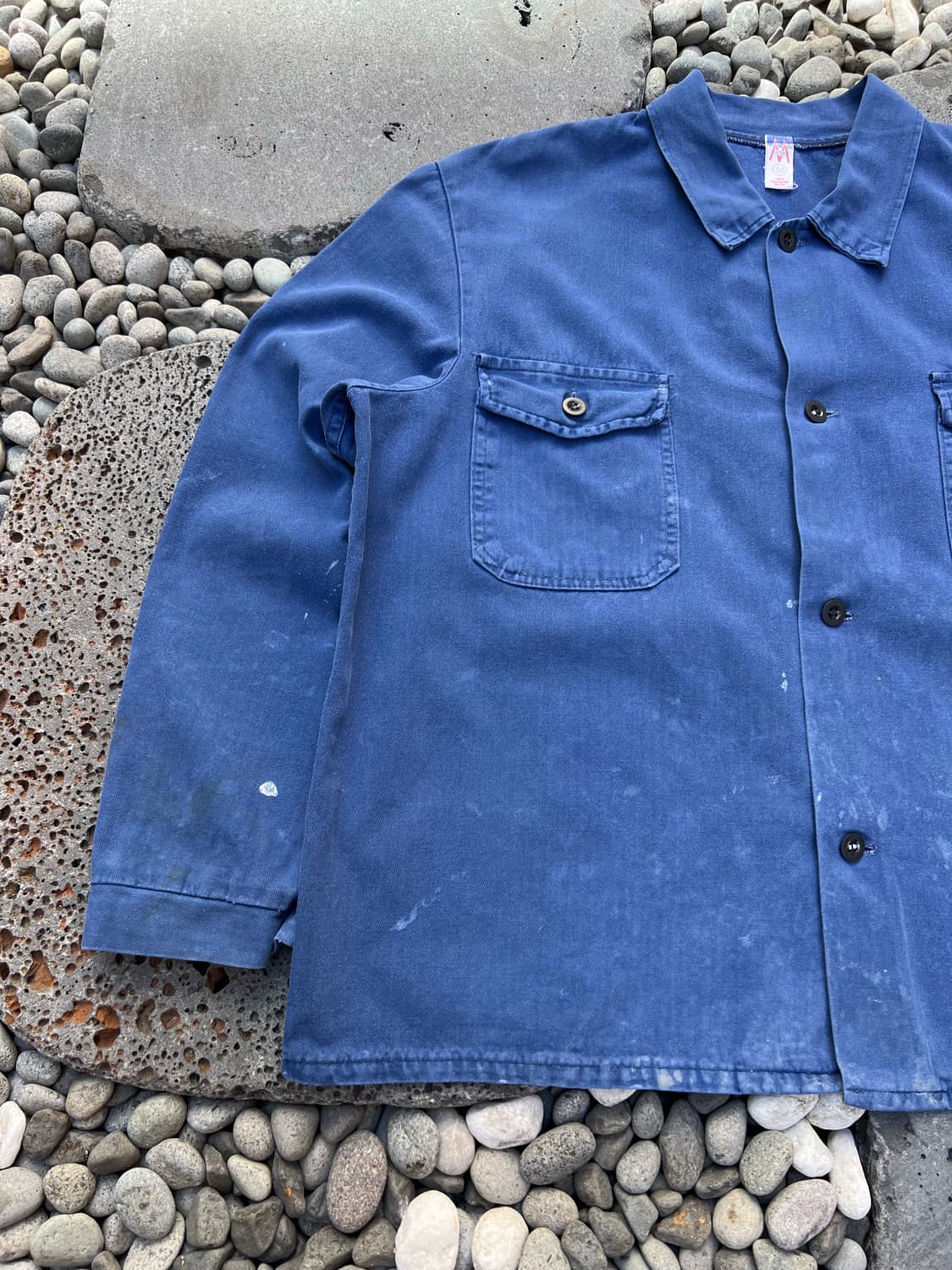 FADED VINTAGE WASHING HBT 헤링본 프렌치워크자켓 상품이미지4