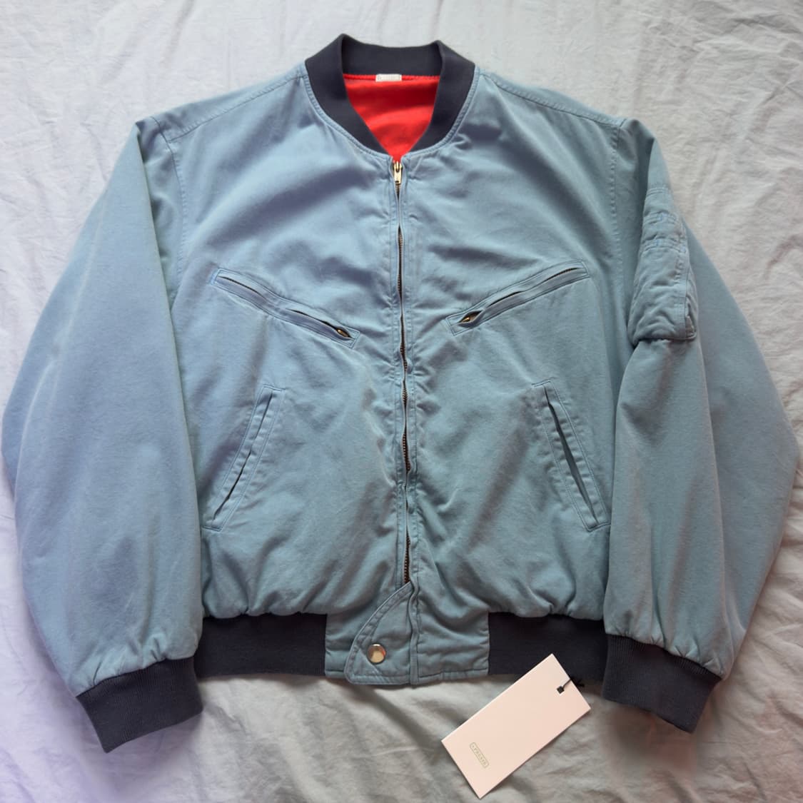 [2] 아프레쎄 26SS 실크 코튼 테스트 자켓 상품이미지1