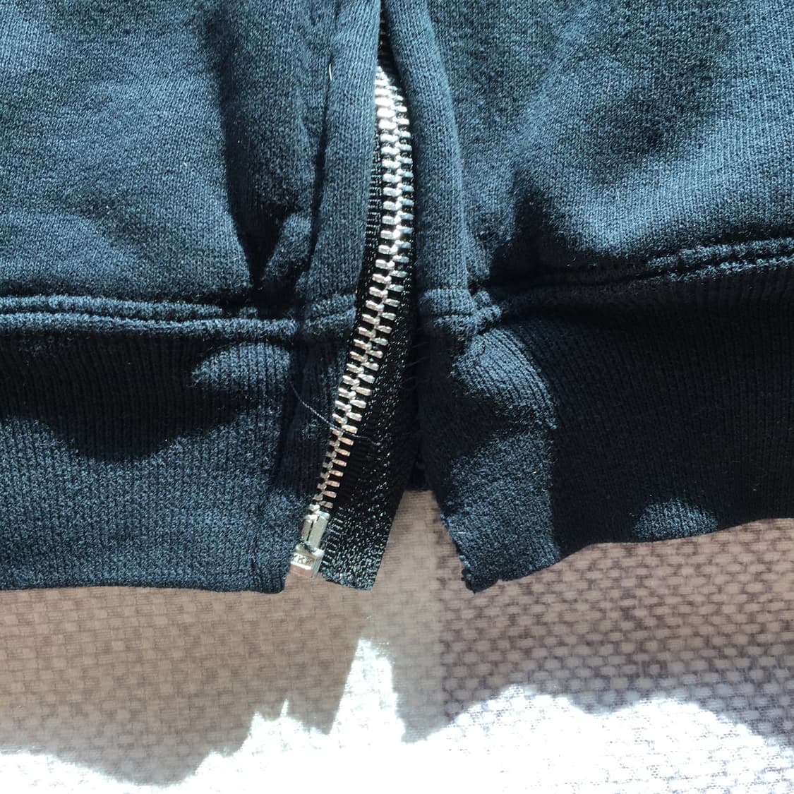 빈티지 러셀 후드집업 블랙 XL 상품이미지4