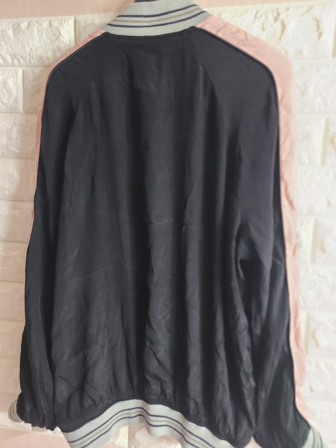 패턴 봄버 자켓 양면 상품이미지7